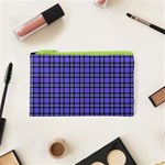 Blue Tartan Plaid 1 Cosmetic Bag (XS)