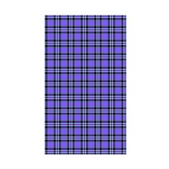 Blue Tartan Plaid 1 Duvet Cover Double Side (Single Size) from ArtsNow.com Front