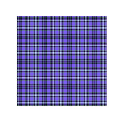 Blue Tartan Plaid 1 Square Satin Scarf (30  x 30 ) from ArtsNow.com Front