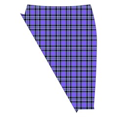 Blue Tartan Plaid 1 Midi Wrap Pencil Skirt from ArtsNow.com Front Left