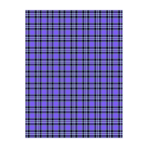 Blue Tartan Plaid 1 Medium Tapestry from ArtsNow.com Front