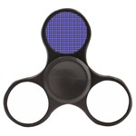 Blue Tartan Plaid 1 Finger Spinner