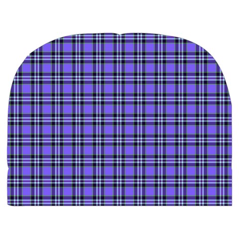 Blue Tartan Plaid 1 Make Up Case (Medium) from ArtsNow.com Front