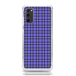 Blue Tartan Plaid 1 Samsung Galaxy S20 6.2 Inch TPU UV Case