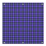 Blue Tartan Plaid 1 Banner and Sign 4  x 4 