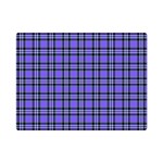 Blue Tartan Plaid 1 Premium Plush Fleece Blanket (Mini)