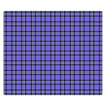 Blue Tartan Plaid 1 Premium Plush Fleece Blanket (Small)