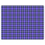 Blue Tartan Plaid 1 Premium Plush Fleece Blanket (Medium)