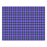 Blue Tartan Plaid 1 Premium Plush Fleece Blanket (Large)