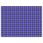 Blue Tartan Plaid 1 Two Sides Premium Plush Fleece Blanket (Baby Size)