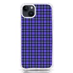 Blue Tartan Plaid 1 iPhone 14 Plus TPU UV Print Case