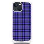 Blue Tartan Plaid 1 iPhone 13 mini TPU UV Print Case