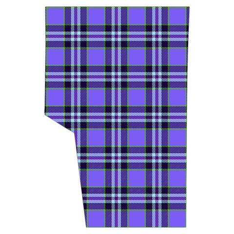 Blue Tartan Plaid 1 Men s Side Zip Front Pouch Ski And Snowboard Bib Pants	 from ArtsNow.com Back Right Center