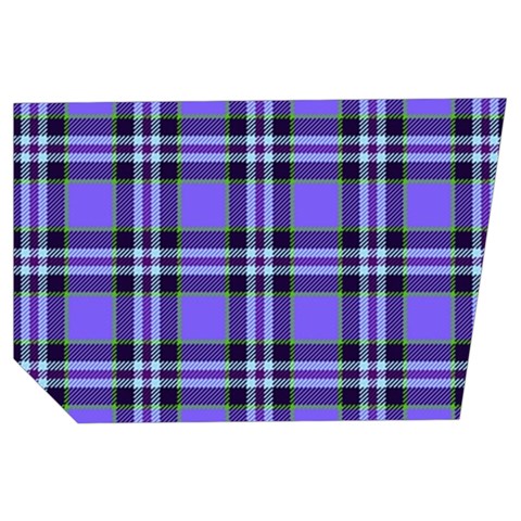 Blue Tartan Plaid 1 Men s Side Zip Front Pouch Ski And Snowboard Bib Pants	 from ArtsNow.com Loop Right