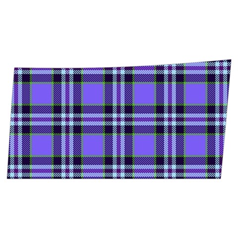 Blue Tartan Plaid 1 Men s Side Zip Front Pouch Ski And Snowboard Bib Pants	 from ArtsNow.com Front Left