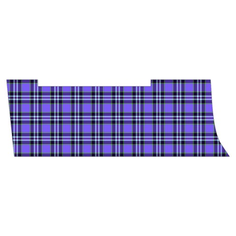 Blue Tartan Plaid 1 Men s Side Zip Front Pouch Ski And Snowboard Bib Pants	 from ArtsNow.com Waistband Right