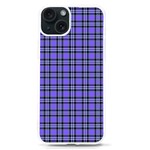 Blue Tartan Plaid 1 iPhone 15 TPU UV Print Case