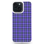 Blue Tartan Plaid 1 iPhone 15 Plus TPU UV Print Case