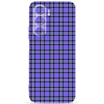 Blue Tartan Plaid 1 Samsung Galaxy S24 Plus 6.7 Inch Black TPU UV Case