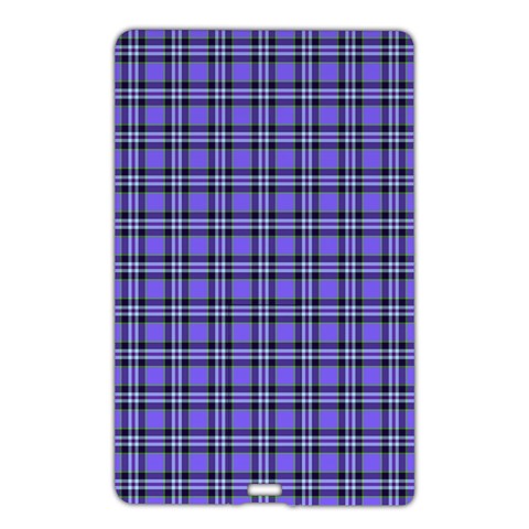 Blue Tartan Plaid 1 Name Card Style USB Flash Drive from ArtsNow.com Front