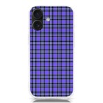 Blue Tartan Plaid 1 iPhone 16 TPU UV Print Case