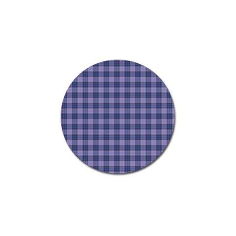 Purple Plaid Tartan 1 Golf Ball Marker from ArtsNow.com Front