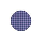 Purple Plaid Tartan 1 Golf Ball Marker (4 pack)