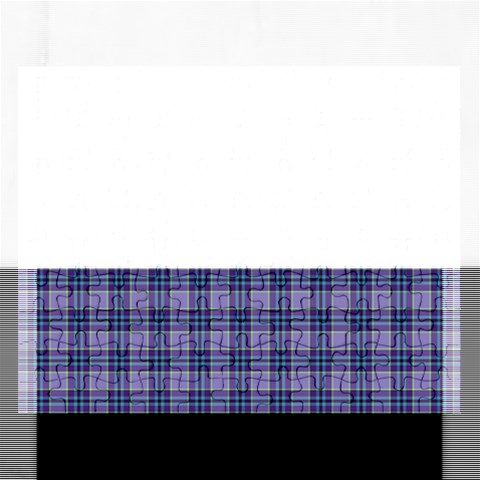 Purple Plaid Tartan 1 Rectangular Jigsaw Puzzl from ArtsNow.com Front