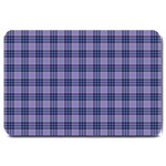 Purple Plaid Tartan 1 Large Doormat