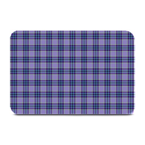 Purple Plaid Tartan 1 Plate Mats from ArtsNow.com 18 x12  Plate Mat