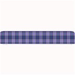 Purple Plaid Tartan 1 Small Bar Mat