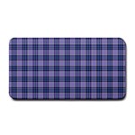 Purple Plaid Tartan 1 Medium Bar Mat