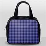 Purple Plaid Tartan 1 Classic Handbag (One Side)