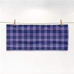 Purple Plaid Tartan 1 Hand Towel