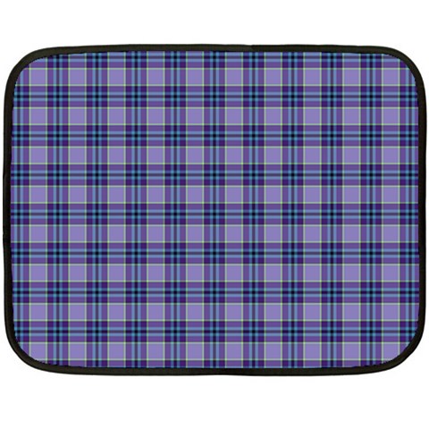 Purple Plaid Tartan 1 Fleece Blanket (Mini) from ArtsNow.com 35 x27  Blanket