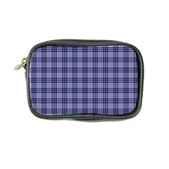 Purple Plaid Tartan 1 Coin Purse from ArtsNow.com Front