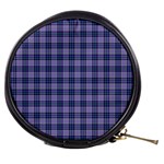 Purple Plaid Tartan 1 Mini Makeup Bag