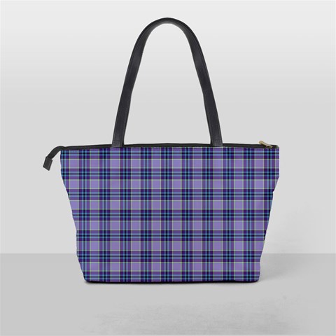 Purple Plaid Tartan 1 Classic Shoulder Handbag from ArtsNow.com Back