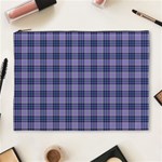 Purple Plaid Tartan 1 Cosmetic Bag (XL)