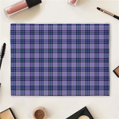 Purple Plaid Tartan 1 Cosmetic Bag (XL) from ArtsNow.com Back