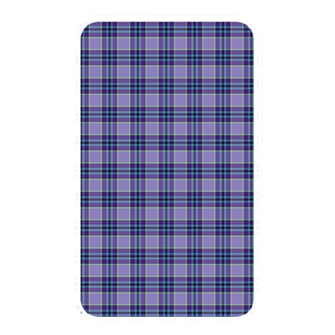 Purple Plaid Tartan 1 Memory Card Reader (Rectangular) from ArtsNow.com Front