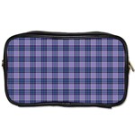 Purple Plaid Tartan 1 Toiletries Bag (Two Sides)