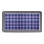 Purple Plaid Tartan 1 Memory Card Reader (Mini)