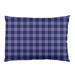 Purple Plaid Tartan 1 Pillow Case (Two Sides) from ArtsNow.com Front