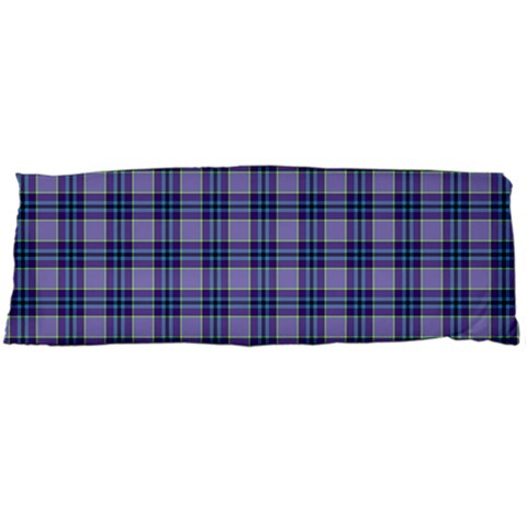 Purple Plaid Tartan 1 21 x60  Body Pillow Case Dakimakura (Two Sides) from ArtsNow.com Front