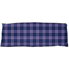 Purple Plaid Tartan 1 15 x40  Body Pillow Case Dakimakura (Two Sides) from ArtsNow.com Front