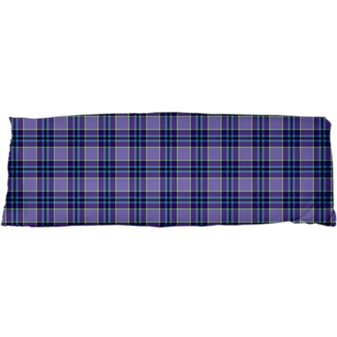 Purple Plaid Tartan 1 25 x71  Body Pillow Case Dakimakura (Two Sides) from ArtsNow.com Back