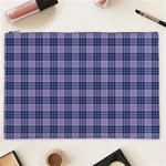 Purple Plaid Tartan 1 Cosmetic Bag (XXL)