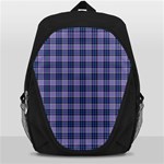 Purple Plaid Tartan 1 Backpack Bag