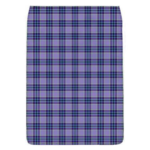 Purple Plaid Tartan 1 Removable Flap Cover (L) from ArtsNow.com Front